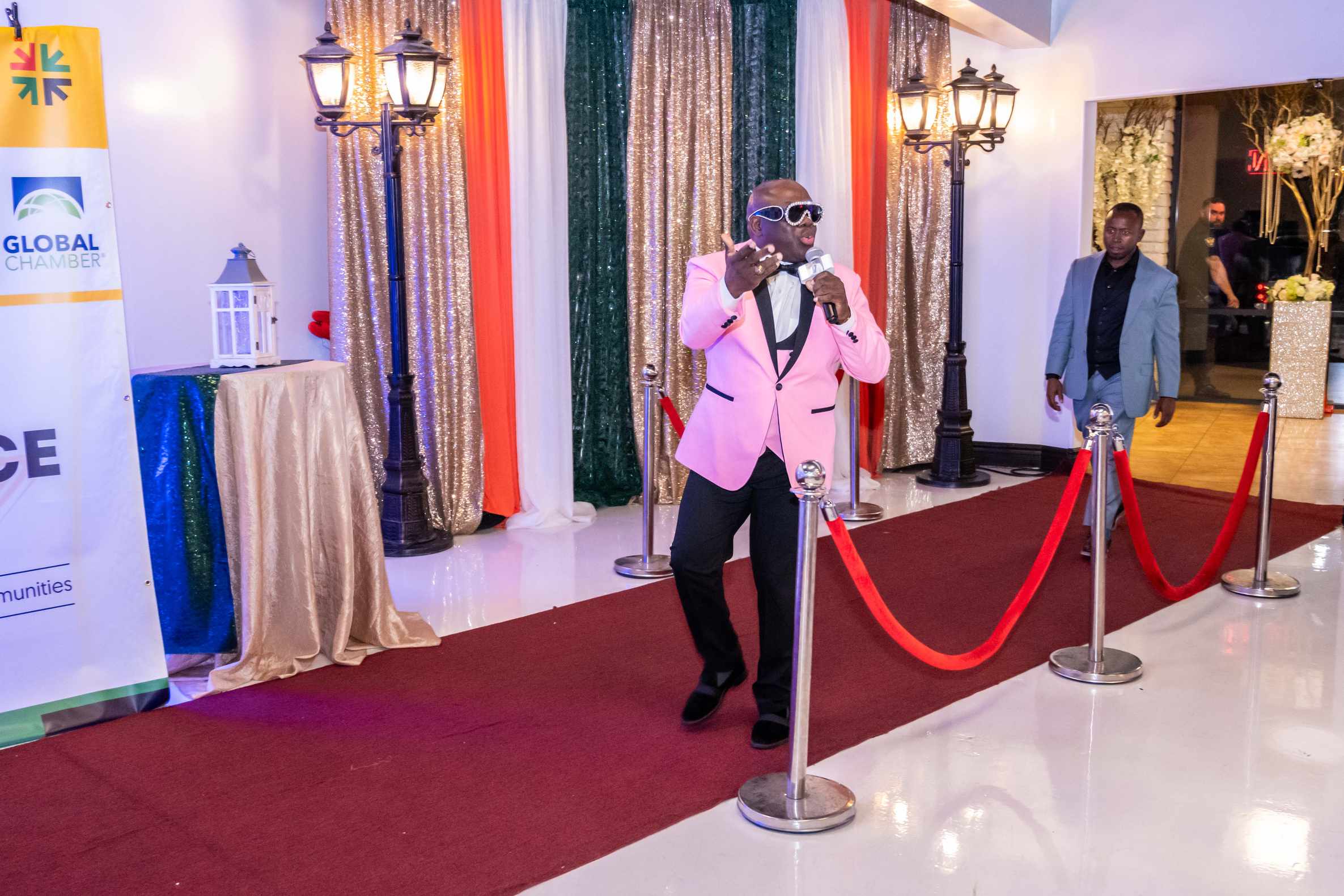 A performance on the red carpet